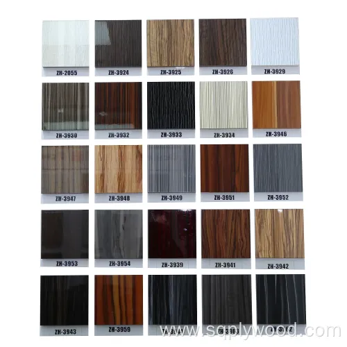 Zhihua High Gloss 18mm Marble Design UV MDF